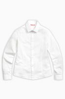 Классическая белая рубашка для мальчика с длинными рукавами