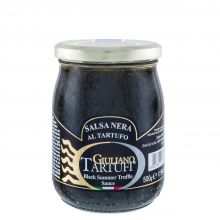 Трюфельный соус сальса Giuliano Tartufi грибной с летним трюфелем и чернилами каракатицы - 500 г (Италия)