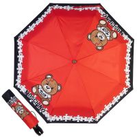 Зонт складной Moschino 8046-OCA Puzzle Bear Red
