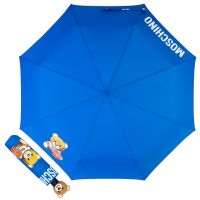 Зонт складной Moschino 8080-OCA Gift Bear Blue