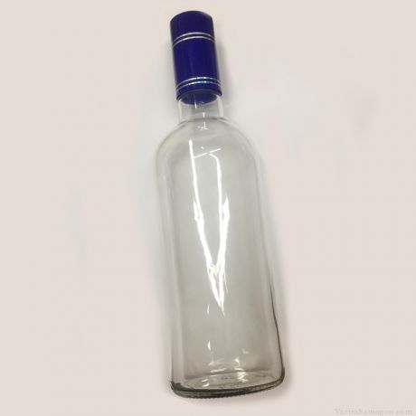 Бутылка Гуала плоская, 0,5 л (с крышкой-дозатором)