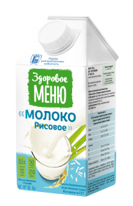Молоко Рисовое Здоровое меню 0,5 л