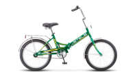 Городской велосипед STELS Pilot 410 20 Z011 Зеленый/желтый