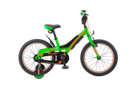 Детский велосипед STELS Pilot 180 18 V010 (2018) Черный/зелёный