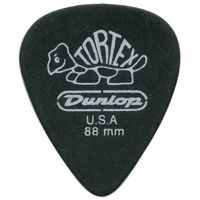 DUNLOP 488R.88 Tortex Pitch Black Standard Медиатор 0.88мм