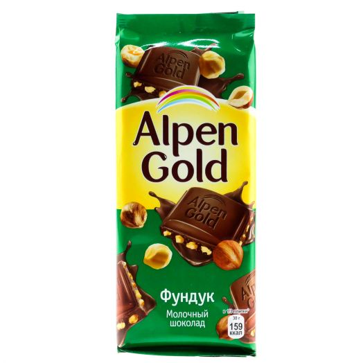 Шоколад Alpen Gold молоч/орех 90г