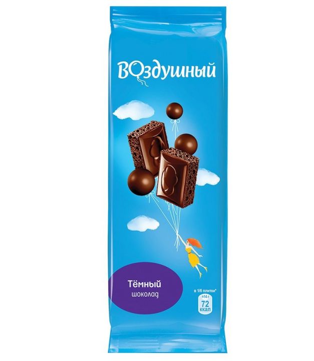 Шоколад Воздушный темный 85г