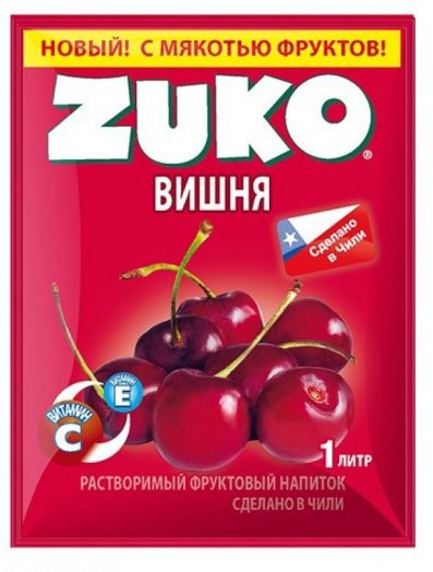 Напиток Zuko 25г вишня