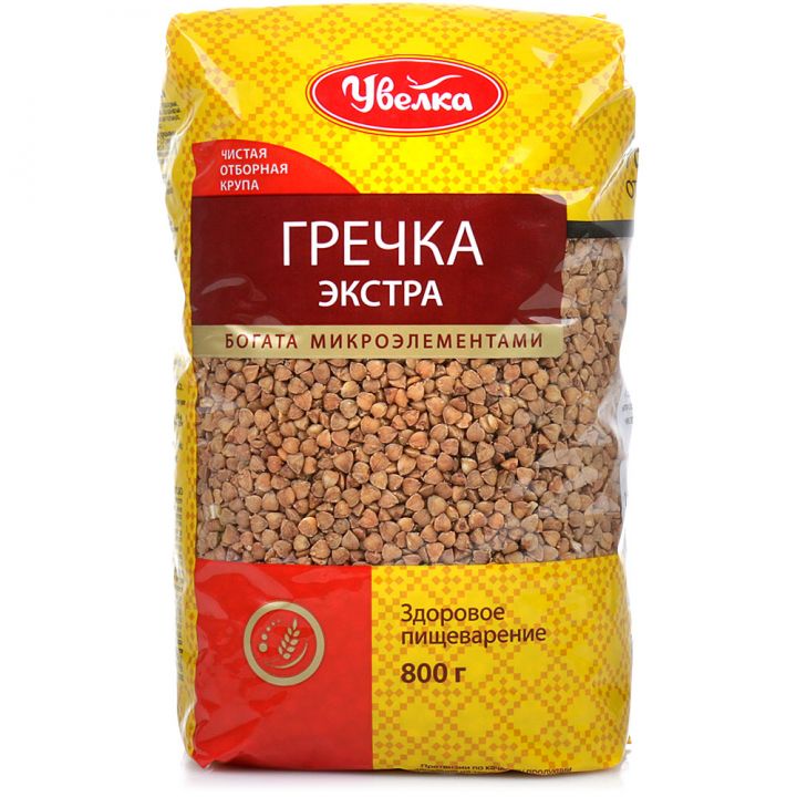 Крупа Увелка 800г Гречневая ядрица