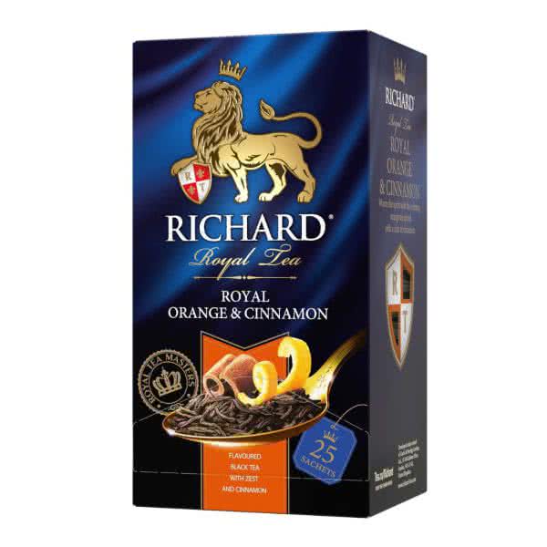 Чай Richard Royal Orange & Cinnamon 25пак*2г конверт (сашет)