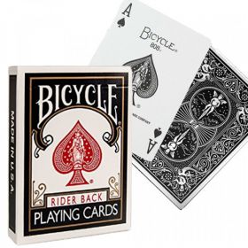 Игральные карты Bicycle Rider Back Black (чёрная)
