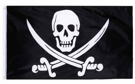 Флаг-платок пирата (250 см)