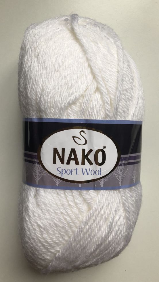 Sport Wooll (Nako) 208-белый