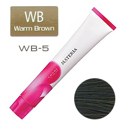 Lebel Materia New 3D Краска для волос WB5 - Светлый шатен теплый коричневый 80 гр