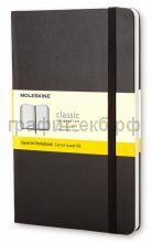 Книжка зап.Moleskine Large Classic клетка черная QP061