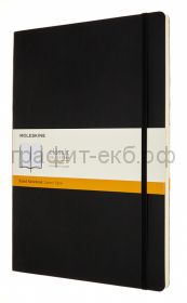 Книжка зап.Moleskine А4 Classic Soft линейка черная QP641
