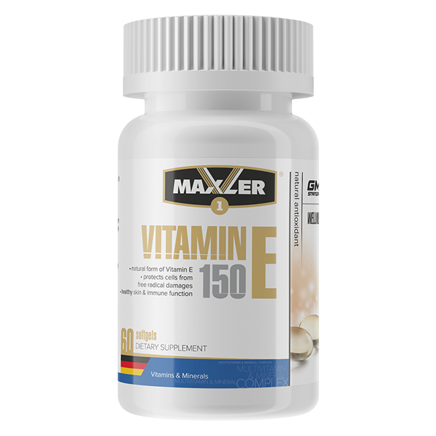 Maxler - Vitamin E 150mg 60кап