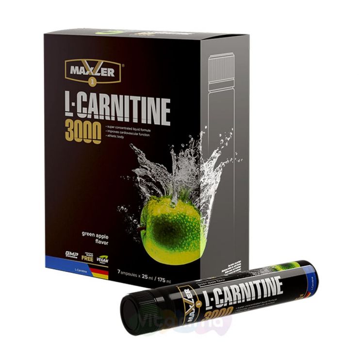 Maxler L-Carnitine Comfortable Shape Ampule 3000, 7 х 25 мл