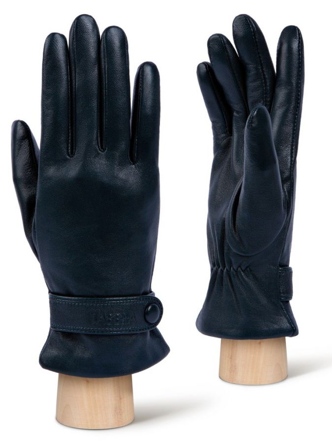 Кожаные синие перчатки LABBRA GR01-00034893
