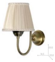 Настенная лампа светильника Tiffany World Harmony TWHA029bi/oro без абажура схема 4