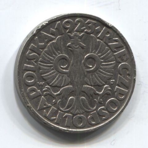 50 грошей 1923 Польша XF+