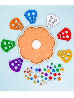 Сортер по цвету, мозаика цветик семицветик, развивающая игра