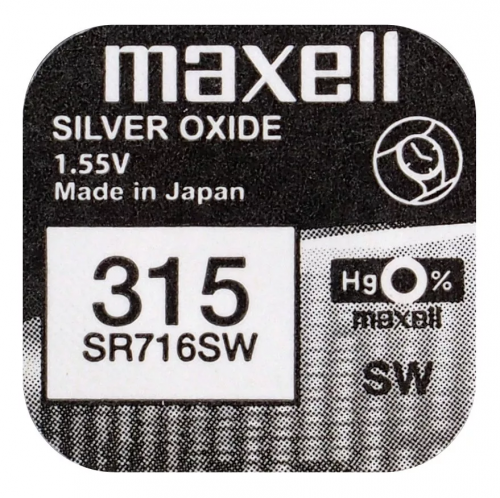 Батарейка Maxell SR-716SW (315)