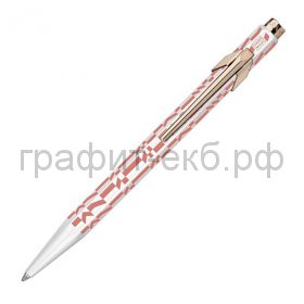 Ручка шариковая Caran d'Ache Office ALEXANDER GIRARD Pink белый/розовый 849.123