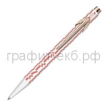 Ручка шариковая Caran d'Ache Office ALEXANDER GIRARD Pink белый/розовый 849.123