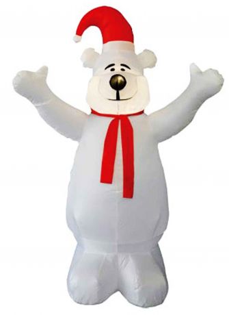 Надувная фигура  Белый медведь (1,8 м)