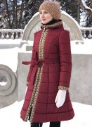 длинное зимнее пальто