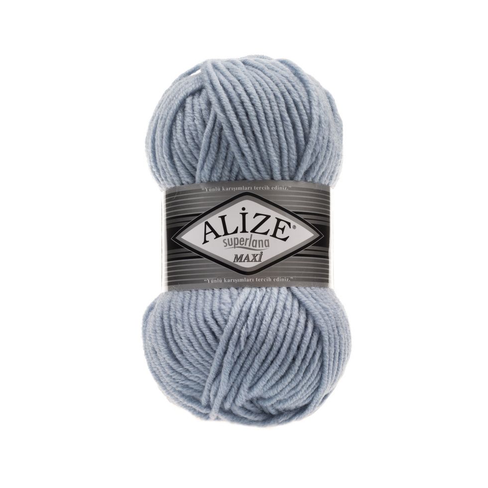 Superlana maxi (Alize) 480-голубой