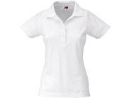 Рубашка поло "First" женская, белый    L   (арт. 3109401)