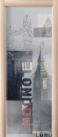 Наклейка на дверь - Лондонский туман | магазин Интерьерные наклейки