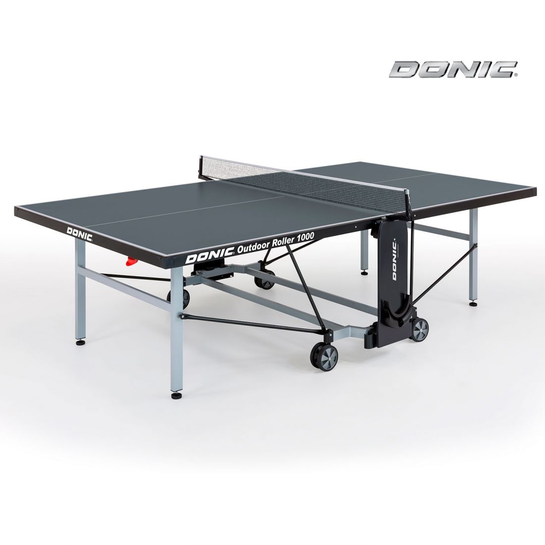 Всепогодный Теннисный стол Donic Outdoor Roller 1000 серый