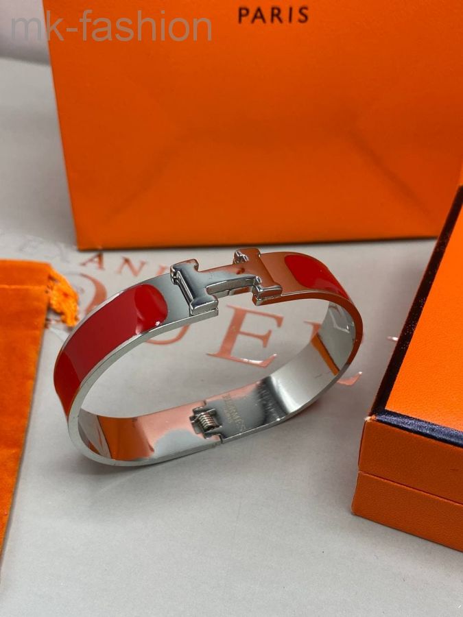 Hermes браслет красный