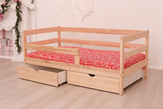 Софа «Dream Home» , цвет натуральный с ящиками Детская кроватка