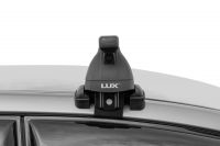 Багажник на крышу Hyundai Creta, Lux, стальные прямоугольные дуги