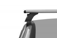 Багажник на крышу Hyundai Creta (без рейлингов), Lux, крыловидные дуги