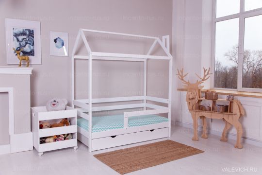 Кровать «Dream Home» с ящиками, цвет белый Детская кроватка