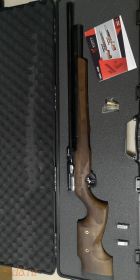 Винтовка пневматическая карабин (carbine) PCP Kuzey K 60 - Кузей К 60 калибр 6.35 мм, ореховое ложе