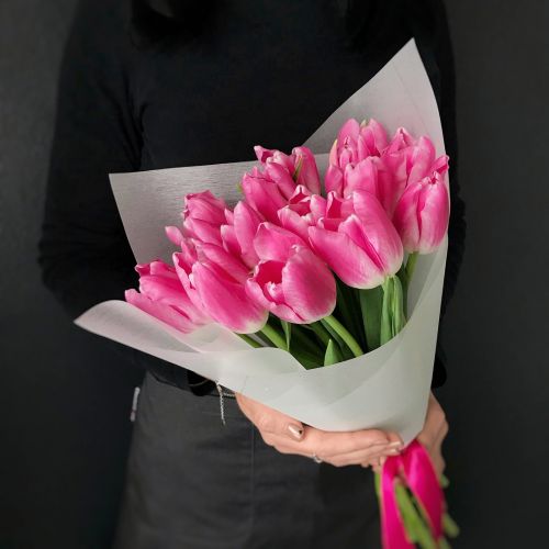 Букет цветов из 11 тюльпанов