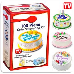 Набор для украшения тортов 100 PIECE CAKE DECORATION KIT, вид 2