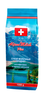 Сухой молочный продукт AlpenMilch Plus 1000 гр - молоко для вендинга