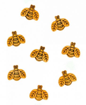 Пуговицы для творчества "Большие пчелки" Dress It Up JESSE JAMES (0735)