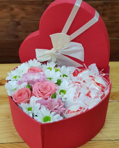 Коробка цветов "Мимоза"