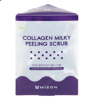 Скраб в пирамидках Mizon Collagen Milky Peeling Scrub 7 гр 1 шт
