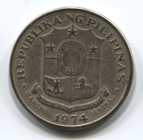 1 песо 1974 Филиппины