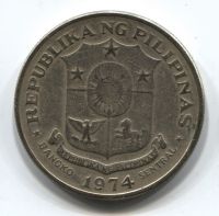 1 песо 1974 Филиппины