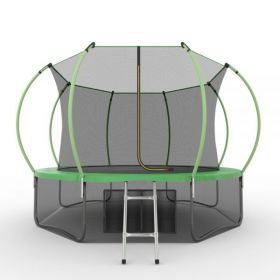 Батут EVO JUMP Internal 12ft (зеленый) + нижняя сеть